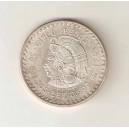 MEJICO 5 pesos 1948 Cuauhtemoc plata