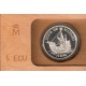 5 ECUS 1996 plata MARINA ESPAÑOLA COCA DE MATARÓ FNMT