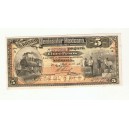 MÉJICO 5 Pesos 1914 SC