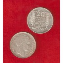FRANCIA 20 francos 1933 plata