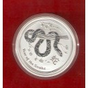 AUSTRALIA Serpiente 1 dólar 2013 plata
