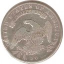 EEUU 50 Cents 1836 plata