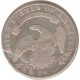 EEUU 50 Cents 1836 plata