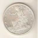 EEUU Trade Dolar 1877 plata