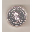 CANADA 1 dólar 1977 plata