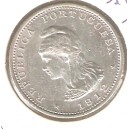 INDIA PORTUGUESA 1 Rupia 1912 plata