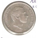 ALFONSO XII 50 Ctvos.. de Peso 1882 EBC