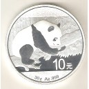 CHINA  1 onza 2016 Oso panda plata