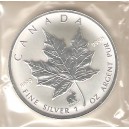CANADA 1 onza 1999 LIEBRE plata PROOF