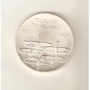 FINLANDIA 10 marcos 1967 plata