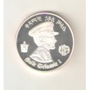ETIOPIA 5 Dólares 1972 PROOF plata