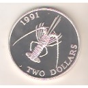 BERMUDA 1 Dólar 1991 plata