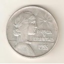 CUBA 1 Peso 1935 plata