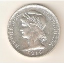 PORTUGAL  1 Escudo 1916 plata