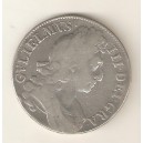 GRAN BRETAÑA 1 Corona 1696 Guillermo III plata