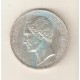 BELGICA 5 Frcs. 1853 Boda plata