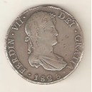 Fernando VII 8 Reales 1825 Potosí JL