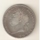 GRAN BRETAÑA Jorge IV 1 Corona 1821 plata