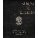 Album billetes Estado Español 1936-1974