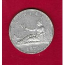 República 5 Pts. 1870/18-70 SC plata