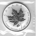 CANADA 1 Onza 2007 chino plata