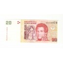 ARGENTINA 20 pesos de Rosas