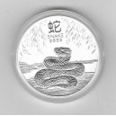 AUSTRALIA 1 Onza 2025 Serpiente plata 