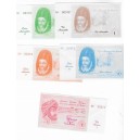 AXARQUIA 5 billetes varios valores