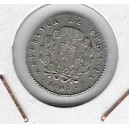 REPUBLICA CHILE 1/2 Real 1851 plata