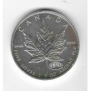 CANADA 1 Onza 1999-2000 Milenio plata