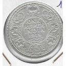 INDIA BRITANICA 1 rupia 1918 plata