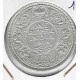 INDIA BRITANICA 1 rupia 1918 plata