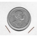 TAILANDIA 2 Salung 1/2 Baht 1921 plata