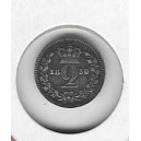 GRAN BRETAÑA 2 peniques 1850 plata