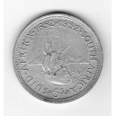 SUDAFRICA 5 Shillings 1952 plata