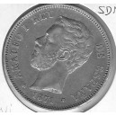 Amadeo I 5 pts. 1871-18/18 plata